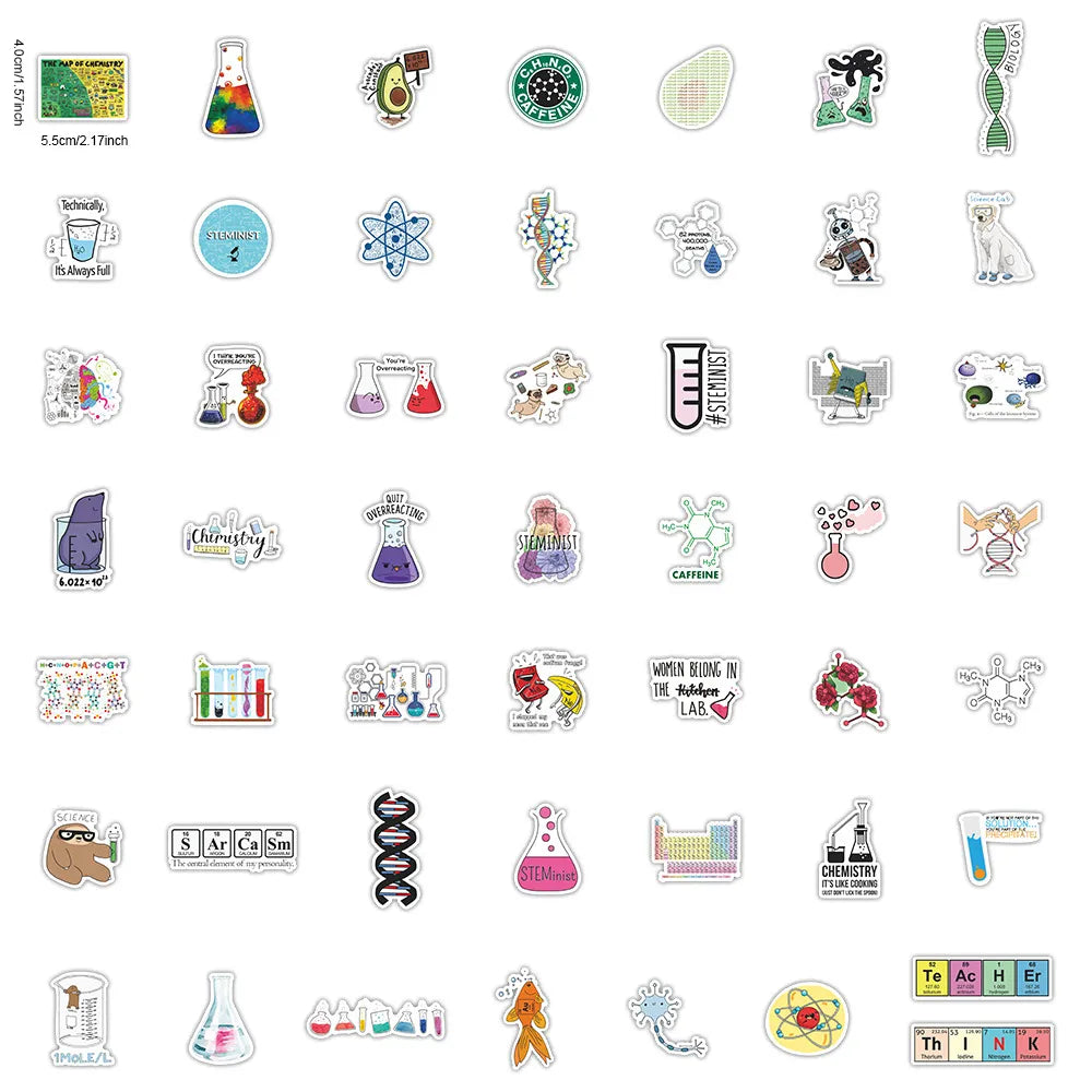 Chemist Sticker 50 Pack | Free Shipping