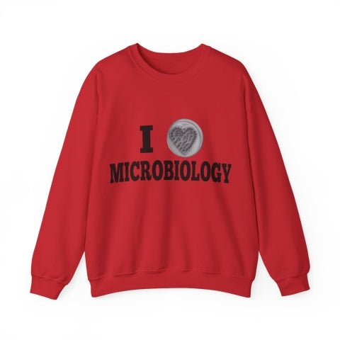 I Love Microbiology Sweatshirt | Free Shipping