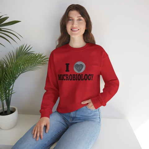 I Love Microbiology Sweatshirt | Free Shipping