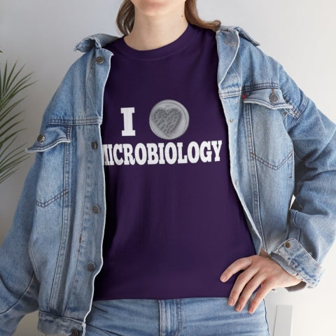 I Love Microbiology T Shirt | Free Shipping