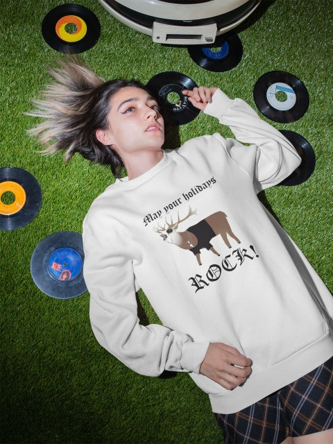 Metal Holiday Sweatshirt | Free Shipping