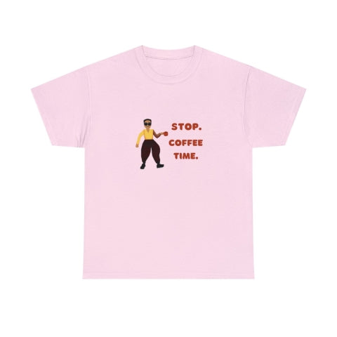 Pixelated Stop Coffee Time Shirt | Free Shipping