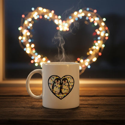 Penguin Heart Mug