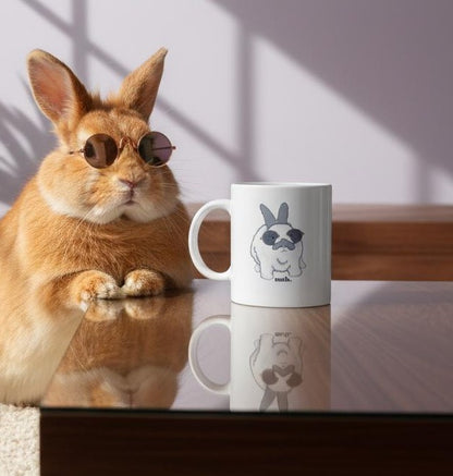 Meh Rabbit Mug