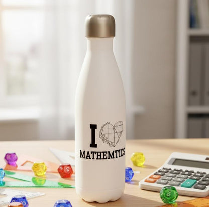 I Love Maths Water Bottle