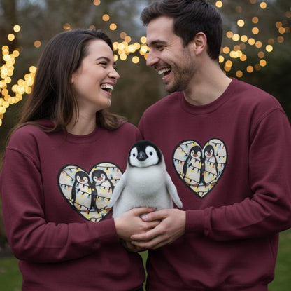 Penguin Heart Sweater