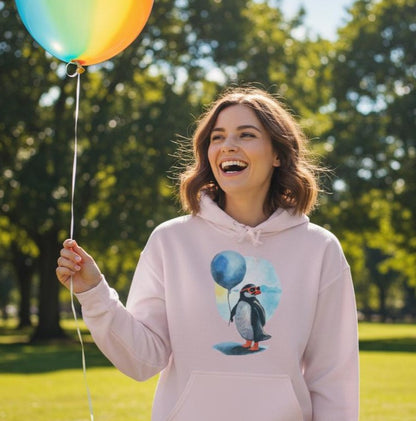 Watercolour Penguin Hoodie