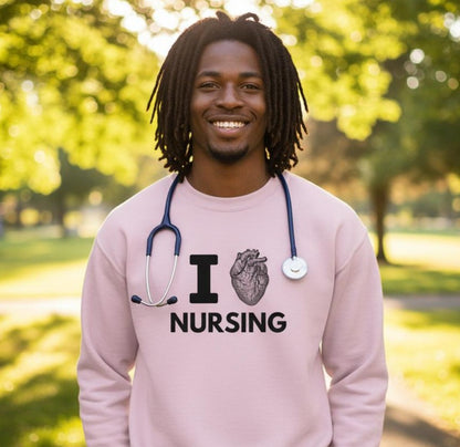 I Love Nursing Sweater