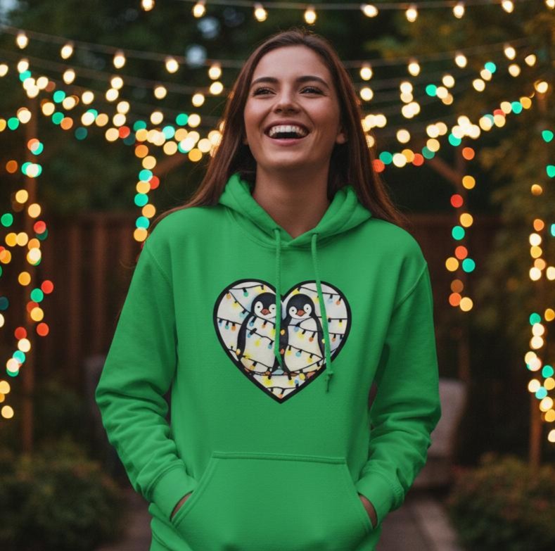 Penguin Heart Hoodie