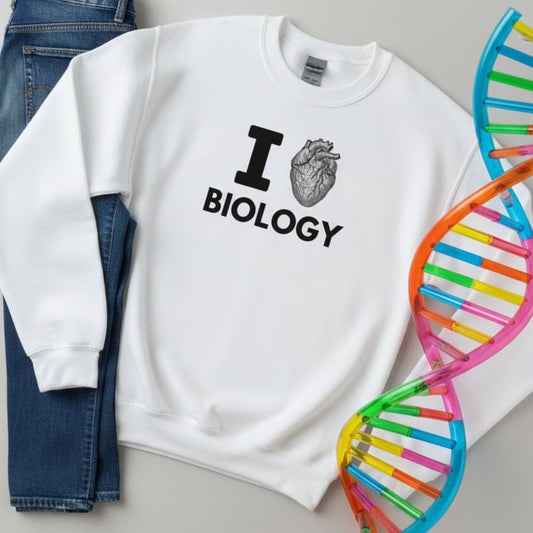 I Love Biology Sweater