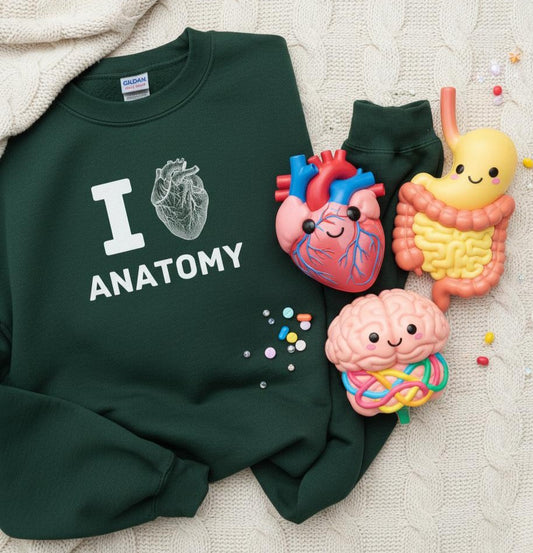 I Love Anatomy Sweater