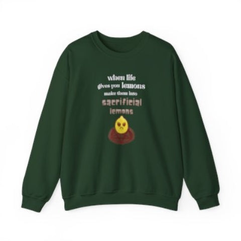 Sacrificial Lemons Dark Sweatshirt | Free Shipping