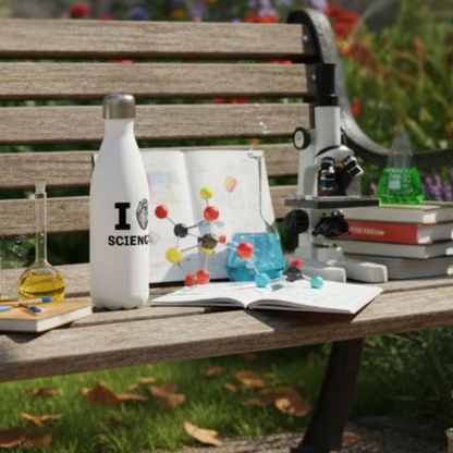 I Love Science Stainless Steel Bottle