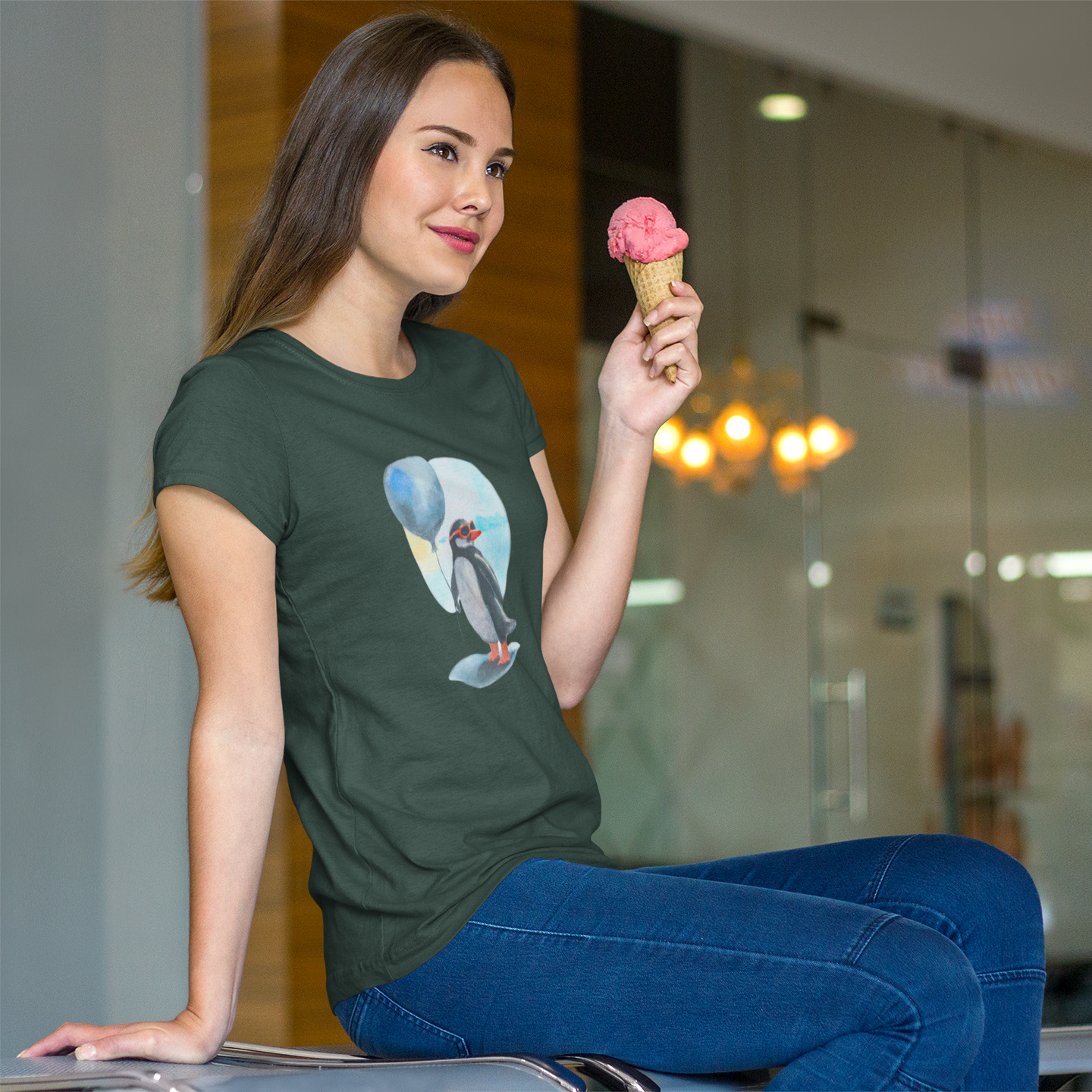 Penguin Watercolour Shirt